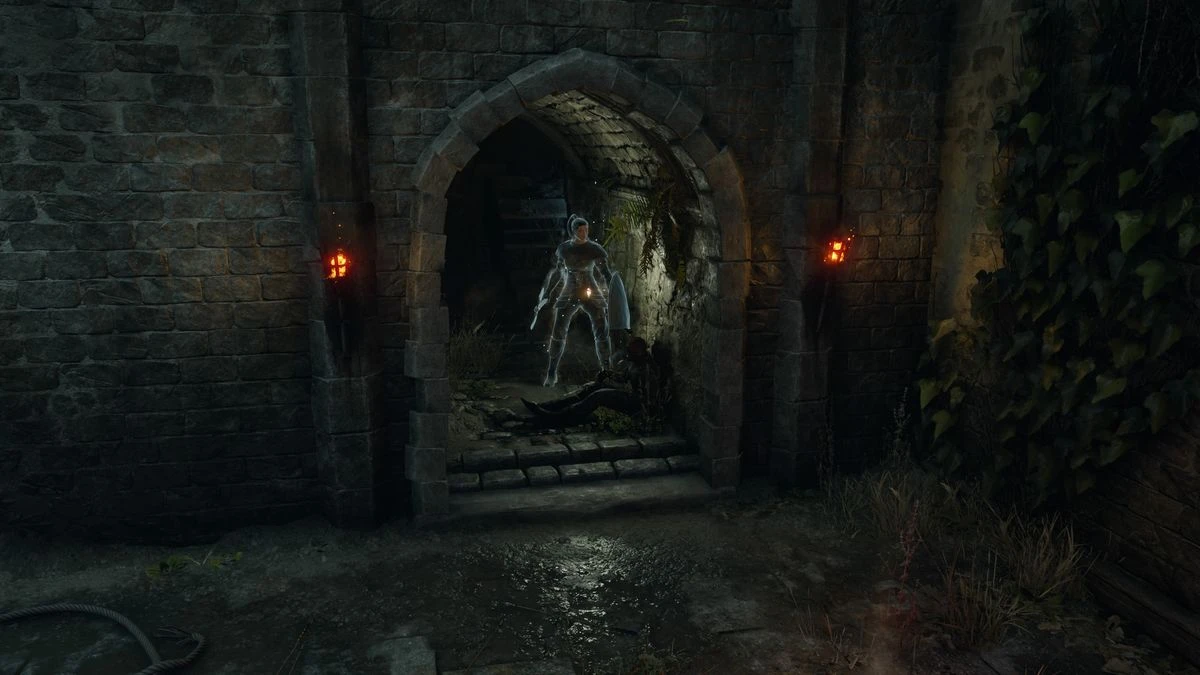 A screenshot of Demon’s Souls, showing the location of the Cling Ring